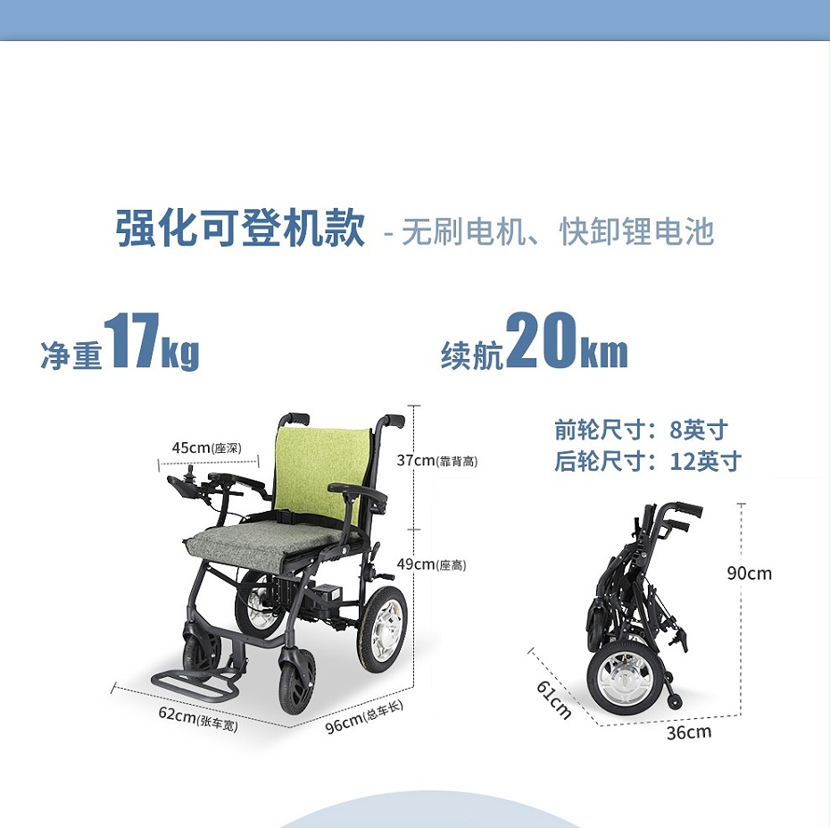 老人輪椅尺寸細(xì)節(jié)