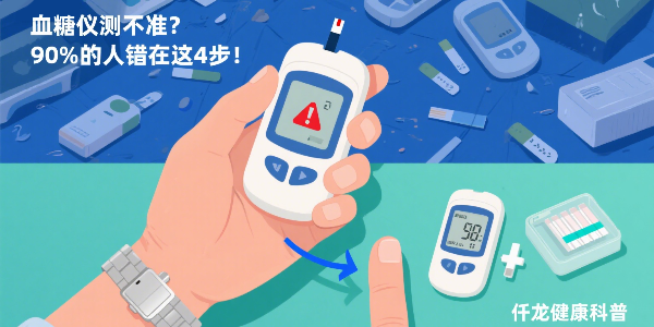 血糖儀測(cè)不準(zhǔn)？90%的人錯(cuò)在這4步！